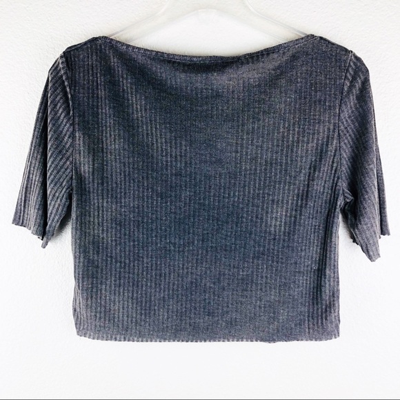 Women’s Topshop Washed Grey Shirt 10 US! - Picture 3 of 9